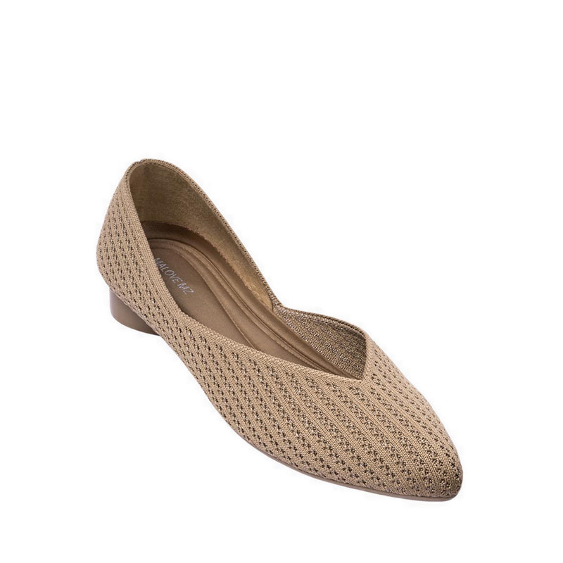 Crystal Love Women's Flats - Beige