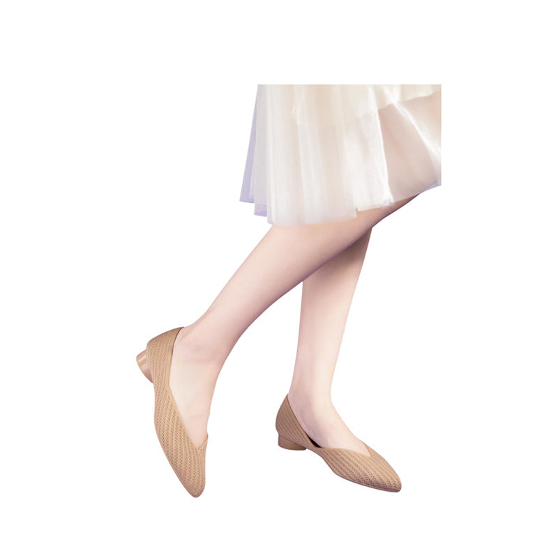 Crystal Love Women's Flats - Beige