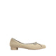 Basic Crystal Women's Heels - Beige