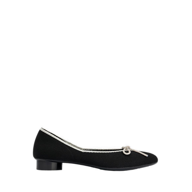 Basic Crystal Women's Heels - Black