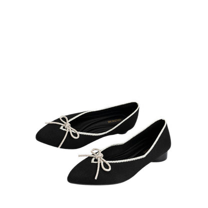 Basic Crystal Women's Heels - Black