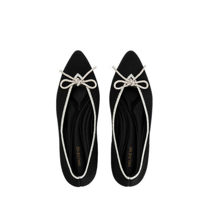 Basic Crystal Women's Heels - Black