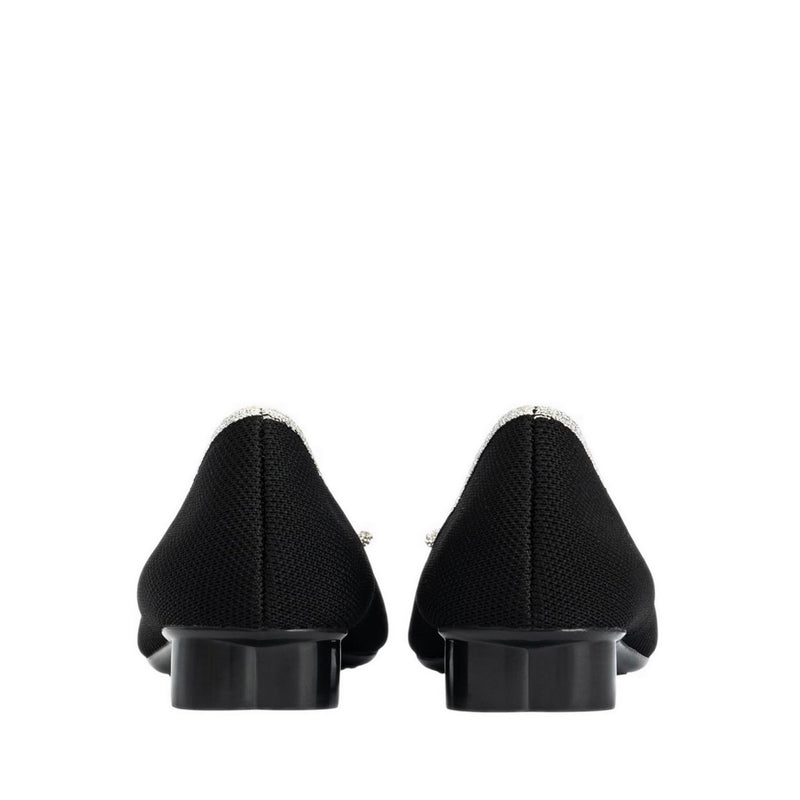 Basic Crystal Women's Heels - Black