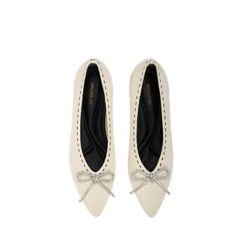 Basic Crystal Women's Heels - White