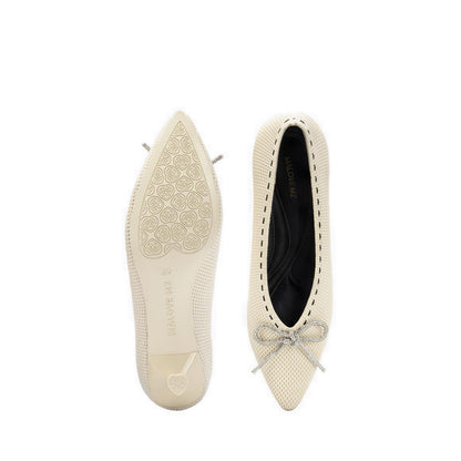 Basic Crystal Women's Heels - White