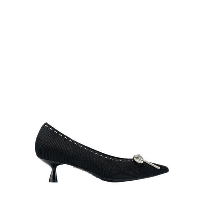 Basic Crystal Women's Heels - Black