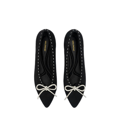 Basic Crystal Women's Heels - Black