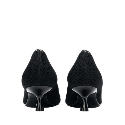 Basic Crystal Women's Heels - Black