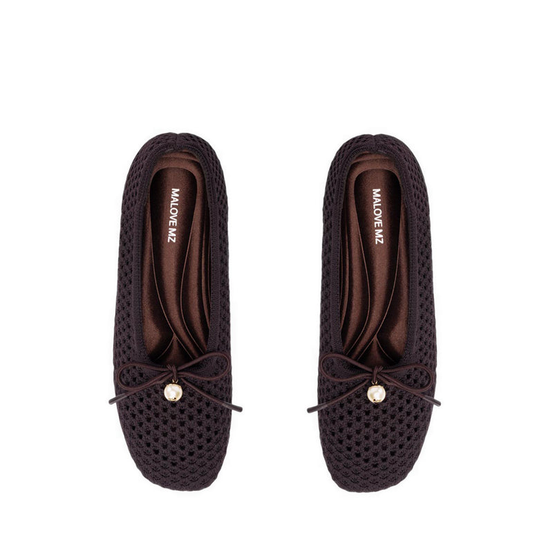 Balet Pearl Women's Flats - Brown
