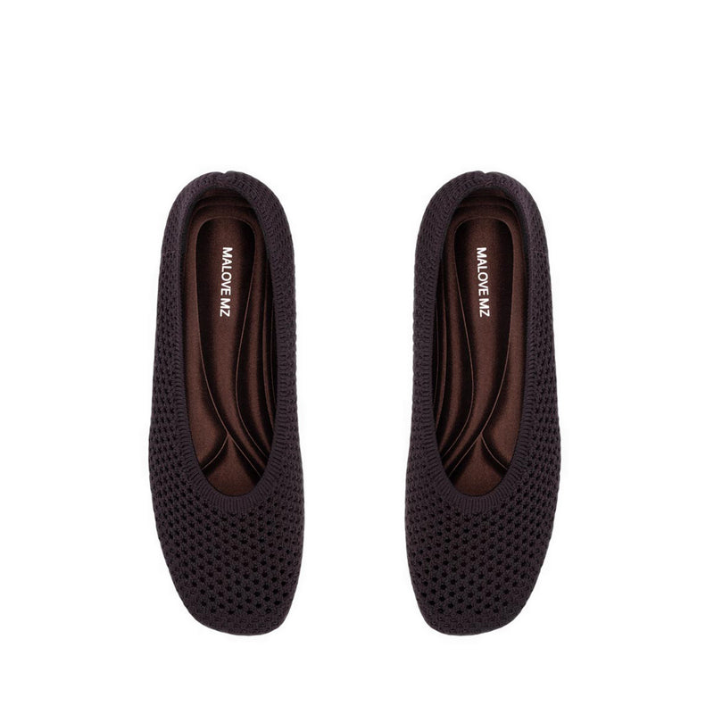 Honey EX Pointed Flats Women's Flats - Brown