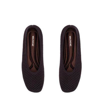 Honey EX Pointed Flats Women's Flats - Brown