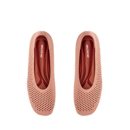 Honey EX Pointed Flats Women's Flats - Mocha