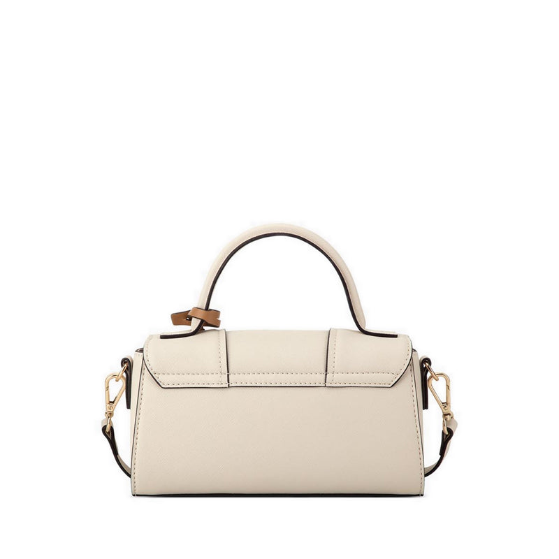 Grady Mini Crossbody Flap  - White