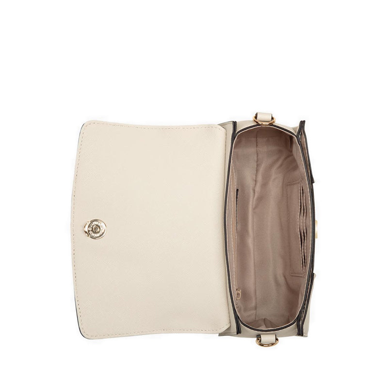 Grady Mini Crossbody Flap  - White