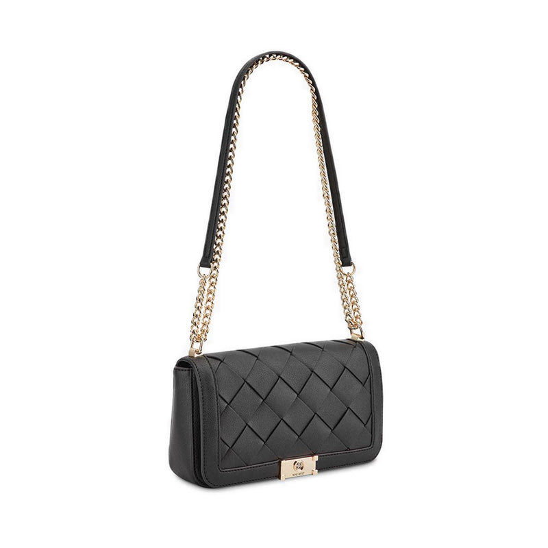 Mylah Crossbody Flap - Black