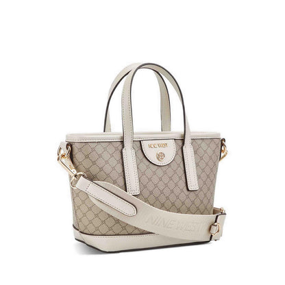 Tadeo Mini Tote Crossbody - Beige