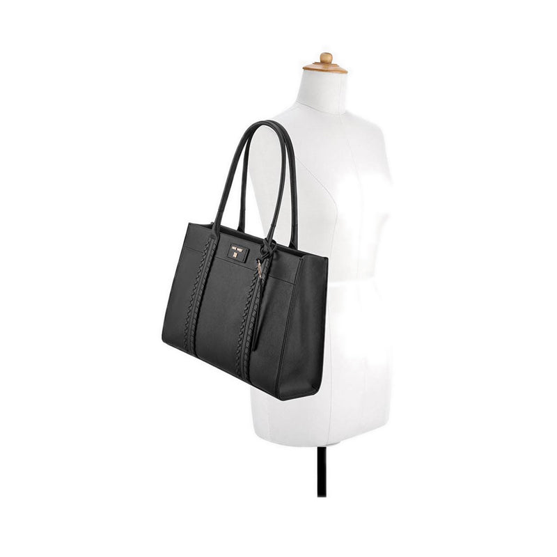Peyton 2 Comp Tote - Black