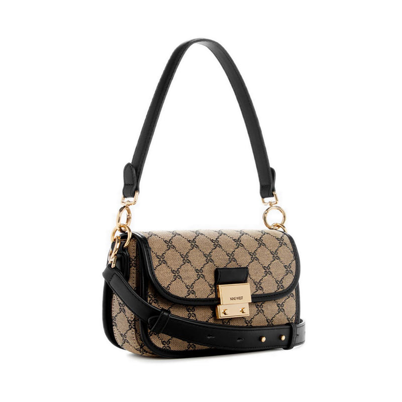 Allington Flap Shoulder Bag NGJ137878 - Natural/Black