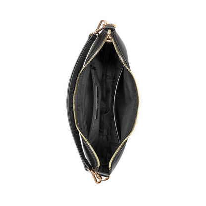 Byron Crossbody Hobo - Black
