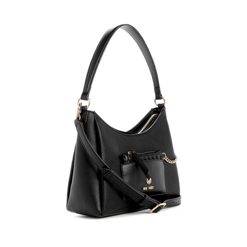 Maverik Top Zip Shoulder Bags NGB139918 - Black