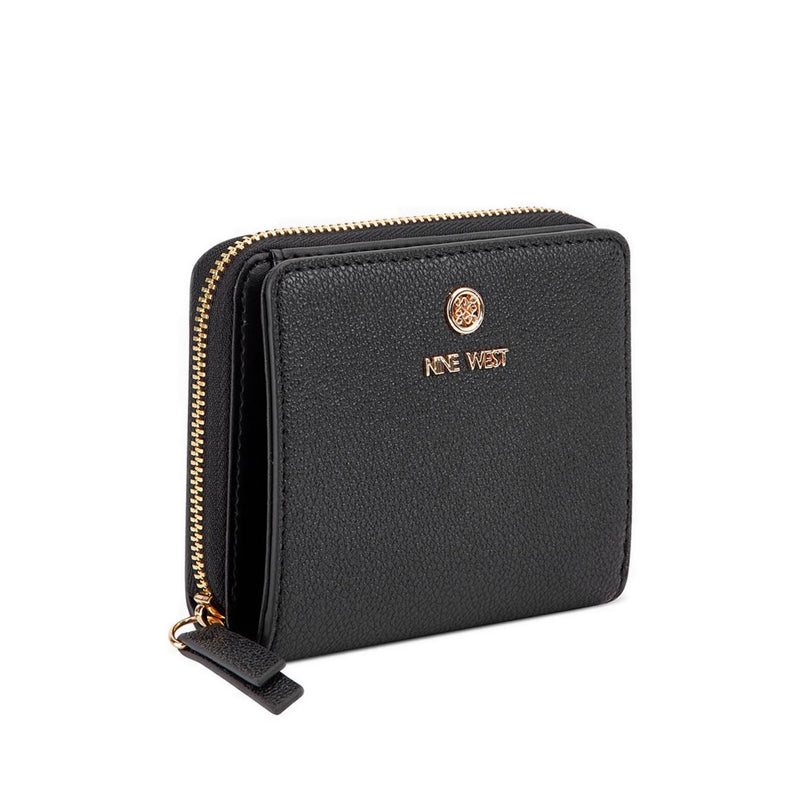 Lockup 9 Slg Small Zip Around  - Black