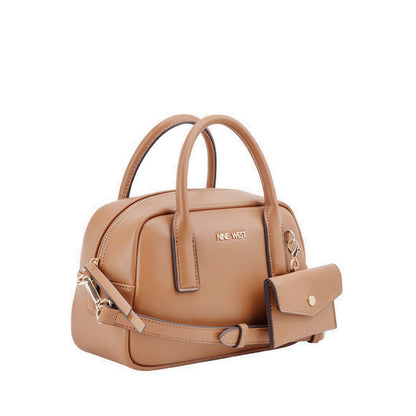 Becher Mini Satchel Womens Crossbody Bags - Brown