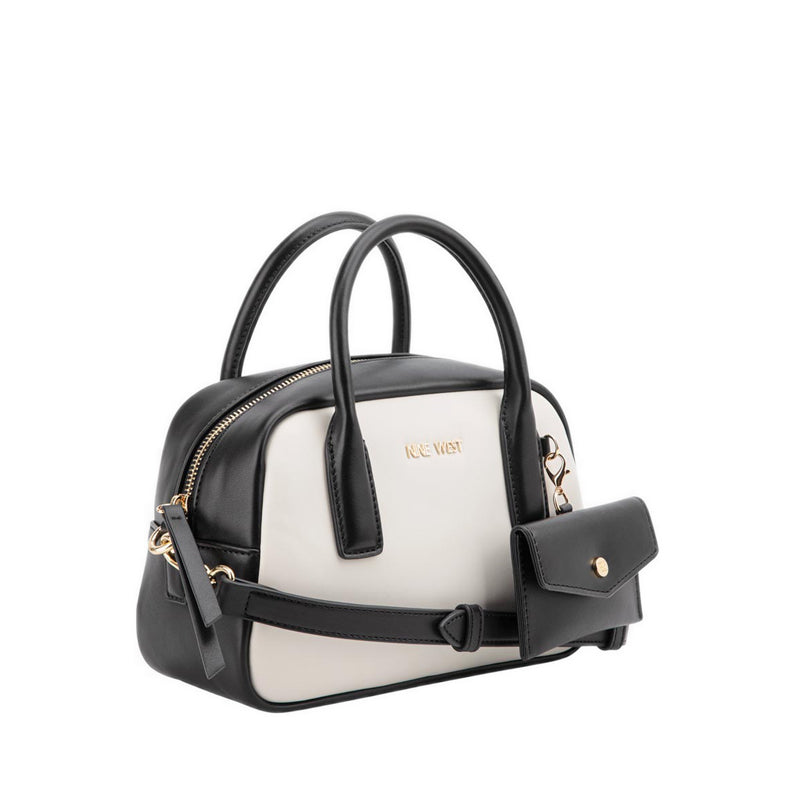 Becher Mini Satchel Womens Crossbody Bags - White