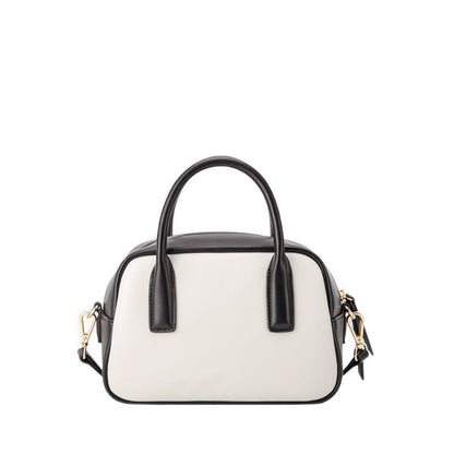Becher Mini Satchel Womens Crossbody Bags - White