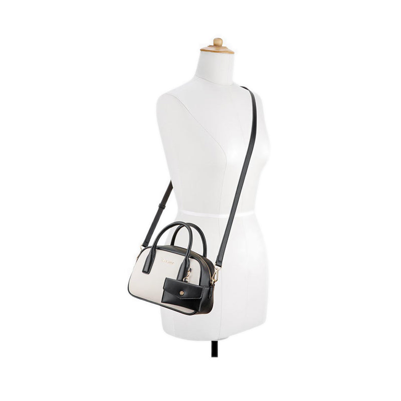 Becher Mini Satchel Womens Crossbody Bags - White