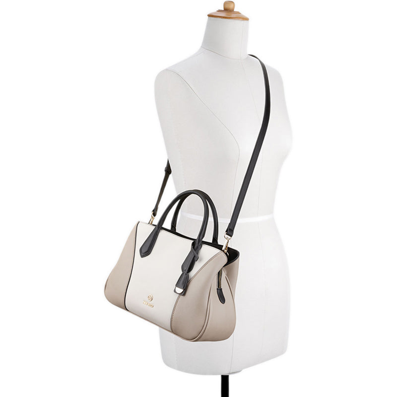 Bloomfield 3 Comp Satchel - White