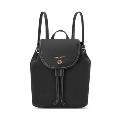 Yoon Small Flap Backpack  - Black