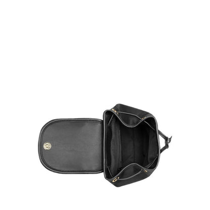 Yoon Small Flap Backpack  - Black