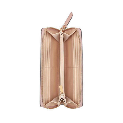Lockup 9 Slg Zip Arnd Wrst Wlt - Beige