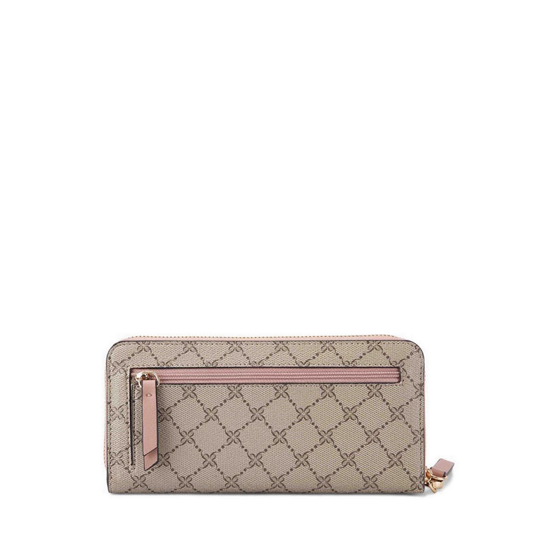 Lockup 9 Slg Zip Arnd Wrst Wlt - Beige