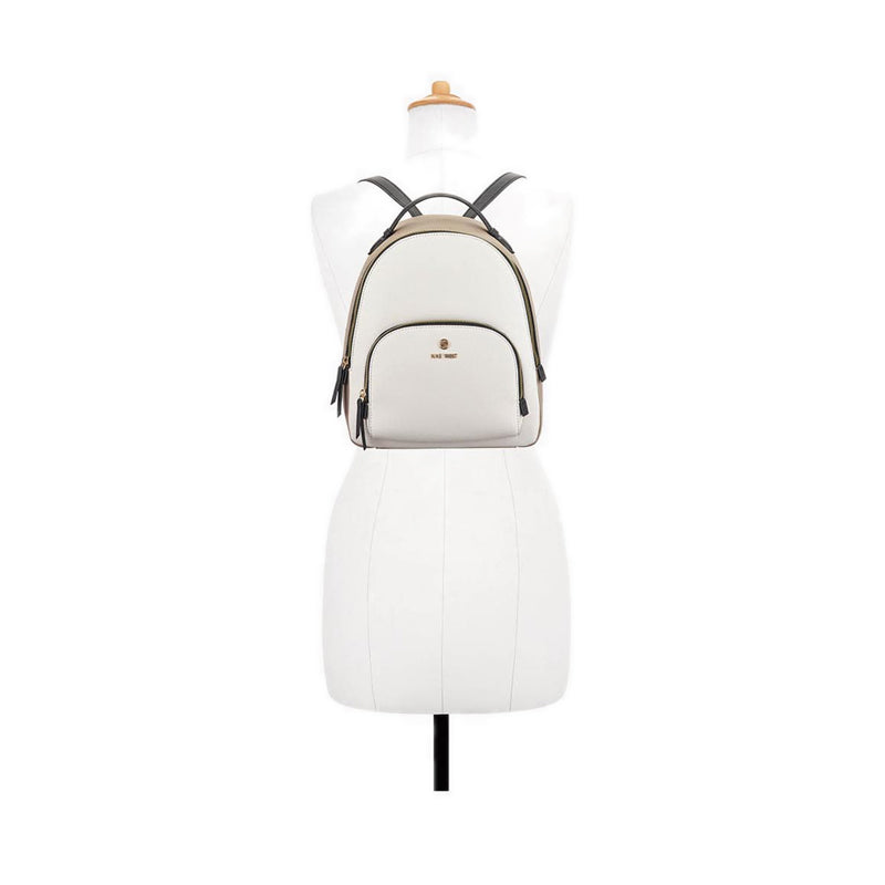 Siera Medium Dome Backpack - White