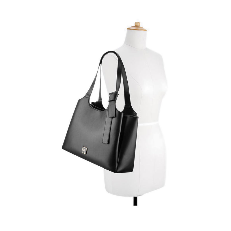 Nine West Lyra Multi Comp Laptop Tote - Black