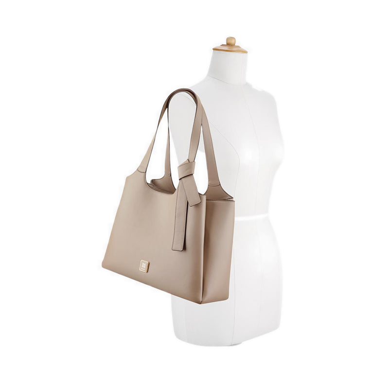 Nine West Lyra Multi Comp Laptop Tote - Khaki