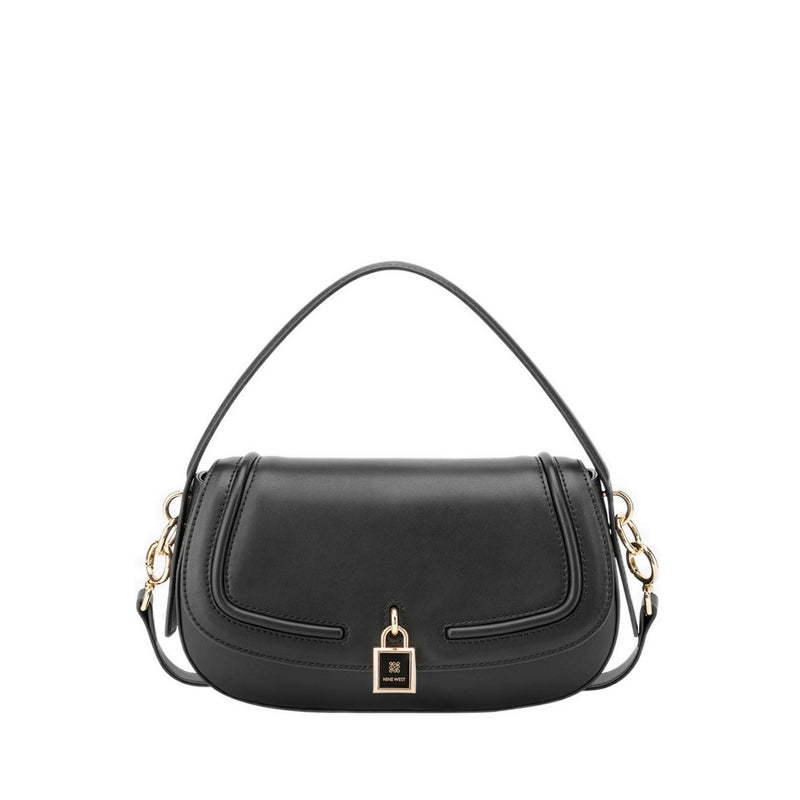 Tenely Convertible Xbody Flap Womens Crossbody Bags - Black