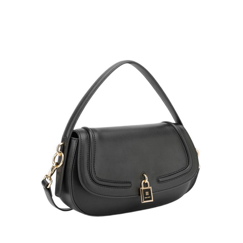 Tenely Convertible Xbody Flap Womens Crossbody Bags - Black