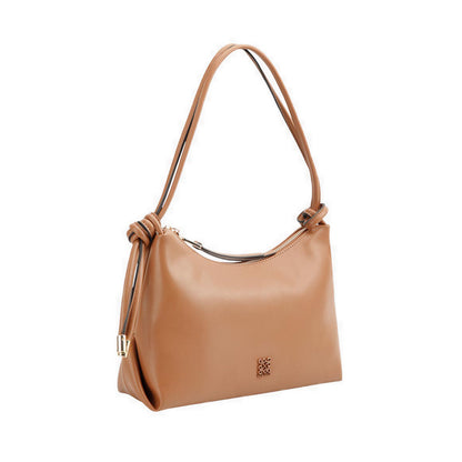 Oralie Top Zip Shoulder Bag Women's Shoulder Bags - Brown