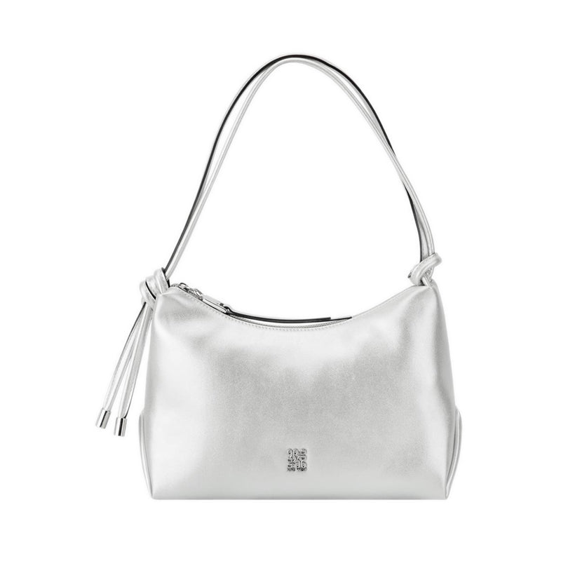 Oralie Top Zip Shoulder Bag Women's Shoulder Bags - Silver