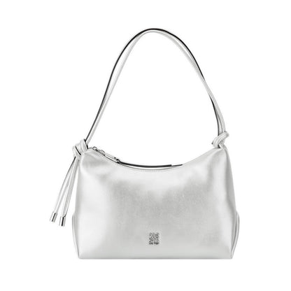 Oralie Top Zip Shoulder Bag Women's Shoulder Bags - Silver