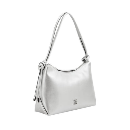 Oralie Top Zip Shoulder Bag Women's Shoulder Bags - Silver