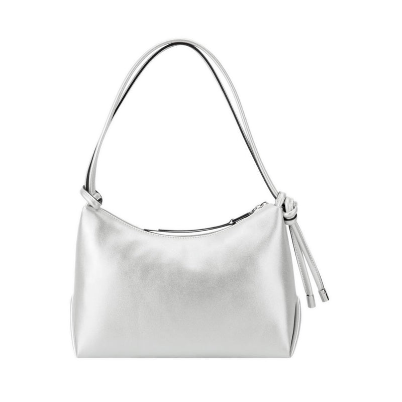 Oralie Top Zip Shoulder Bag Women's Shoulder Bags - Silver