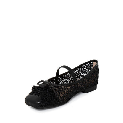 ZHA19-7 Women's Ballerina Flats - Black