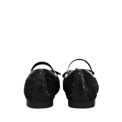 ZHA19-7 Women's Ballerina Flats - Black