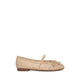 ZHA19-7 Women's Ballerina Flats - Cream