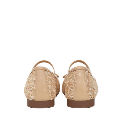 ZHA19-7 Women's Ballerina Flats - Cream