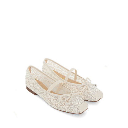 ZHA19-7 Women's Ballerina Flats - White