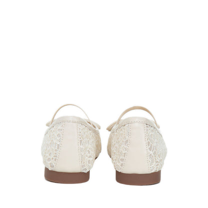 ZHA19-7 Women's Ballerina Flats - White